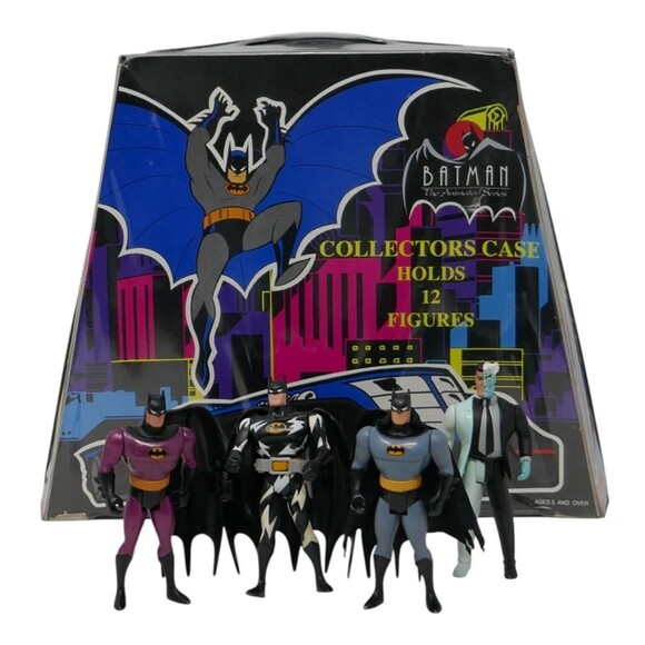 Tara 1992 Batman The Animated Series Case And Action Figure Lot - Picture 1 of 16